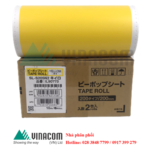 SL-S205N2 Yellow Labels